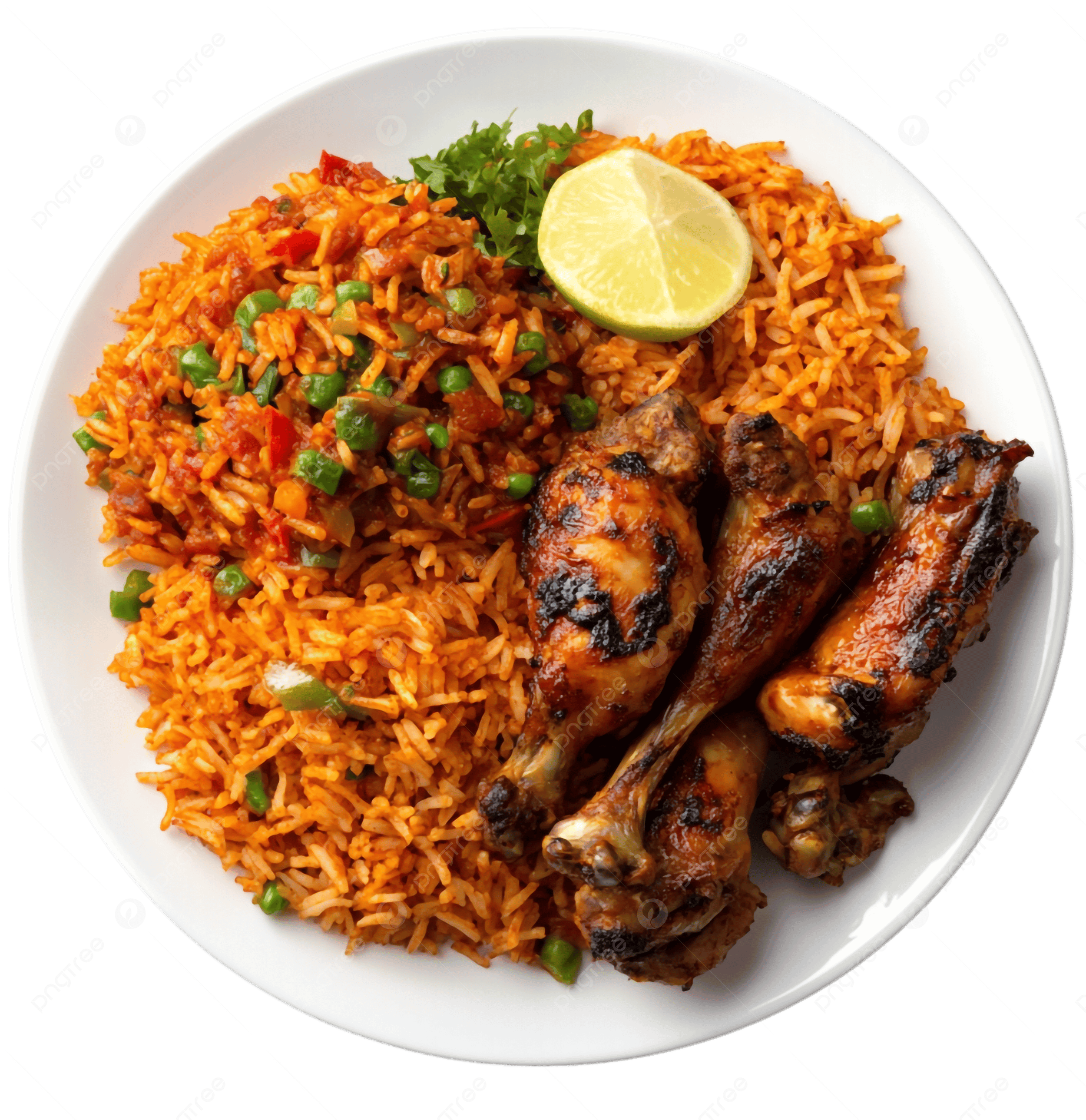 Party Jollof Rice + Chicken